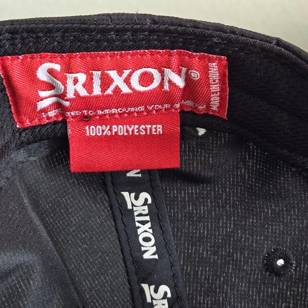 Srixon Cleveland Golf Dunlop Original Tour‎ Snapback Black Golf Hat Cap EUC